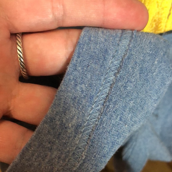 DISNEY size XLarge Mickey Mouse
Round Neck Ringer Tee InPark Authentic blue EUC - Picture 11 of 15